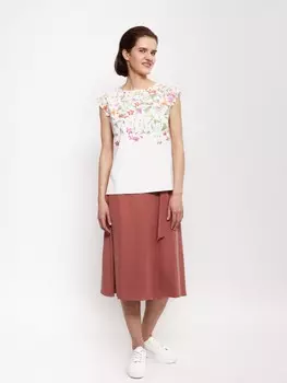 Блузка с короткими рукавами