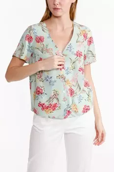 Блузка с короткими рукавами
