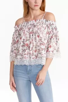 Блузка с короткими рукавами