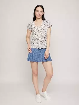 Блузка с короткими рукавами