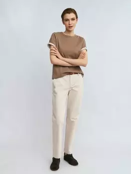 Брюки-чинос из хлопка с ремешком