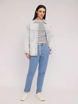 Брюки-чинос из хлопка с ремнём