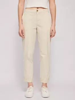 Брюки-чинос из хлопка со средней талией