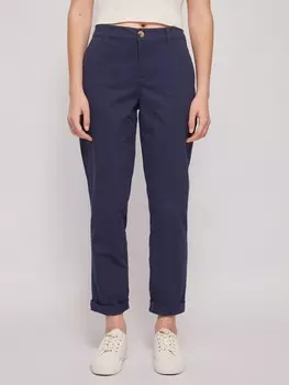 Брюки-чинос из хлопка со средней талией