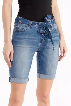 Брюки джинсовые короткие