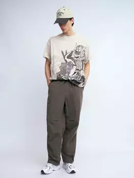 Брюки-джоггеры из хлопка и нейлона