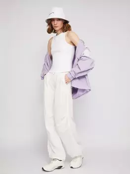 Брюки-джоггеры из хлопка на кулиске