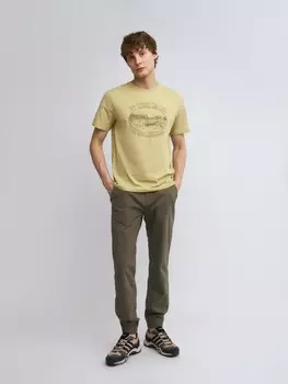 Брюки-джоггеры из хлопка на кулиске