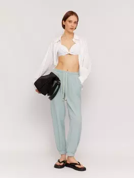Брюки-джоггеры из хлопка на резинке