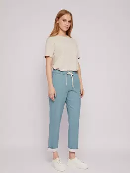 Брюки-джоггеры из хлопка на резинке