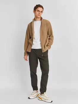 Брюки-джоггеры из хлопка на резинке