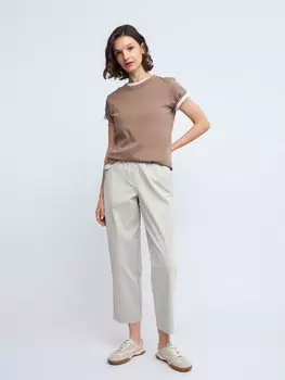 Брюки-джоггеры из хлопка на резинке