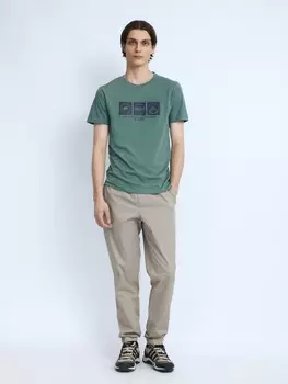 Брюки-джоггеры из хлопка на резинке