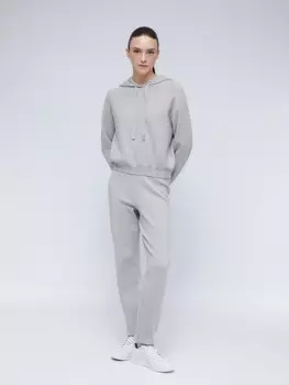 Брюки-джоггеры из вязаного трикотажа на резинке