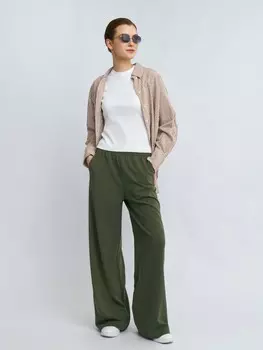 Брюки-джоггеры на резинке с карманами