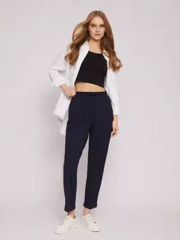 Брюки-джоггеры на резинке со стрелками