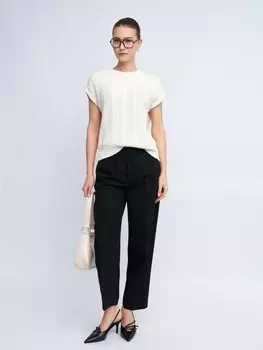 Брюки-джоггеры на резинке со стрелками