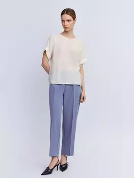 Брюки-джоггеры на резинке со стрелками