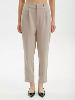 Брюки фасона Carrot со стрелками