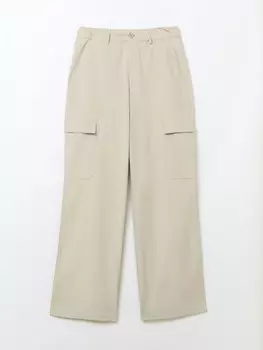 Брюки карго прямого силуэта