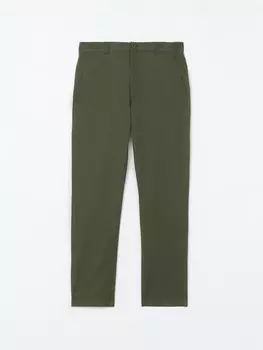 Брюки прямого силуэта из хлопка