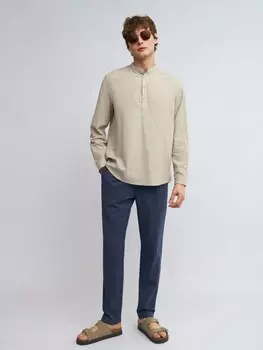 Брюки силуэта Tapered на резинке