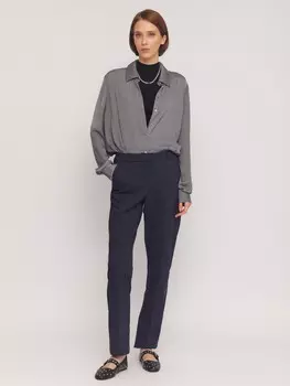 Брюки узкого прямого фасона