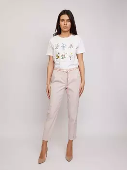 Брюки в тонкую полоску