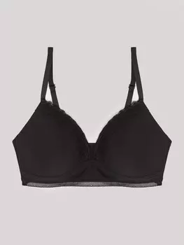 Бюстгальтер без косточек с кружевной отделкой