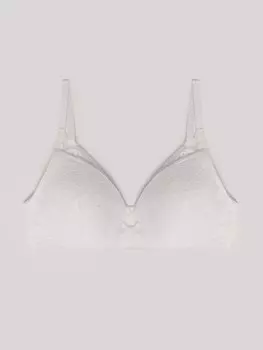 Бюстгальтер без косточек с кружевной отделкой