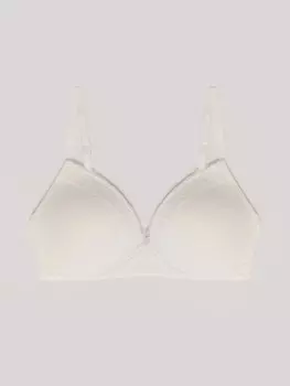 Бюстгальтер без косточек с кружевной отделкой