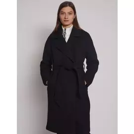 Длинное пальто с поясом