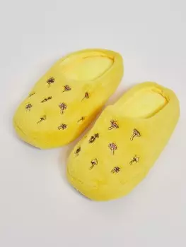 Домашние тапочки из искусственного меха