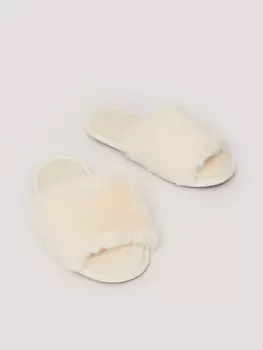 Домашние тапочки из искусственного меха