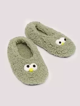 Домашние тапочки из искусственного меха