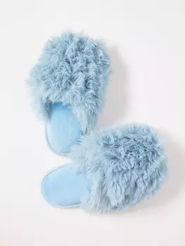 Домашние тапочки с искусственным мехом