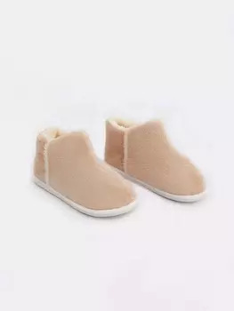 Домашние тапочки-сапожки из экомеха