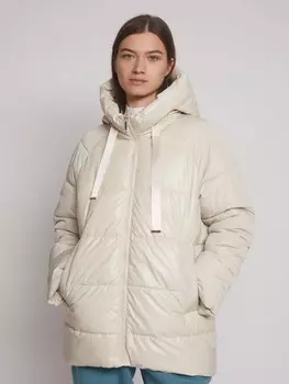 Дутая куртка с капюшоном