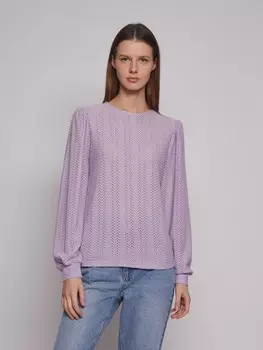 Джемпер с ажурным узором