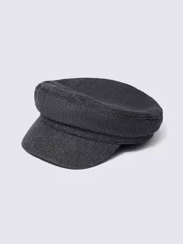 Джинсовая кепка в морском стиле из хлопка