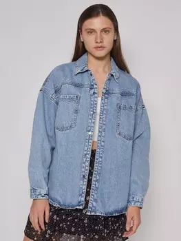 Джинсовая куртка-рубашка