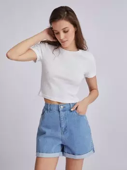 Джинсовые мини шорты