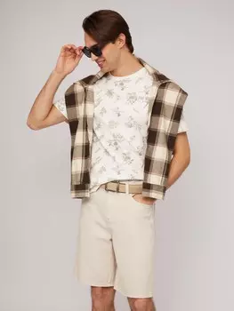 Джинсовые шорты из хлопка