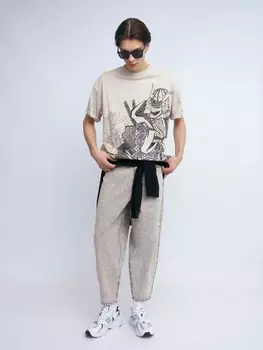 Джинсы фасона Balloon из хлопка