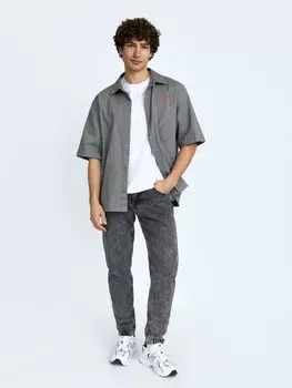 Джинсы фасона Carrot из хлопка