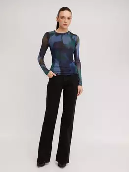 Джинсы прямого силуэта со средней посадкой