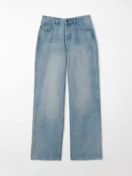 Джинсы прямого силуэта со средней посадкой