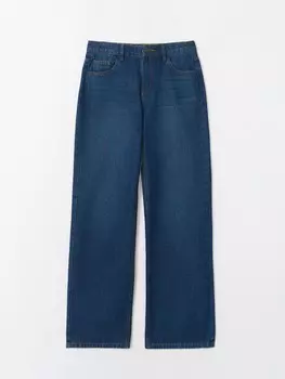 Джинсы прямого силуэта со средней посадкой