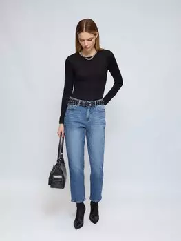 Джинсы силуэта Mom Comfort со средней посадкой