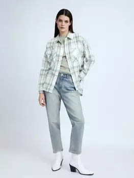 Джинсы силуэта Mom Comfort со средней посадкой